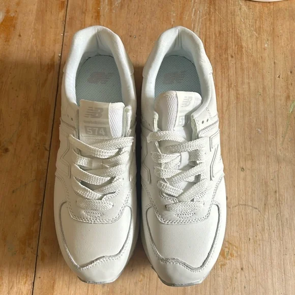New balance white runners hotsell